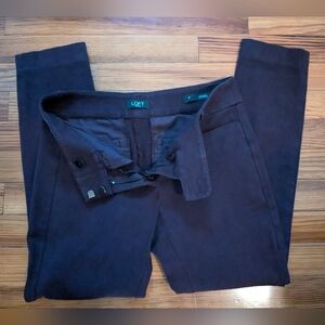 LOFT Julie Pant Maroon 0P